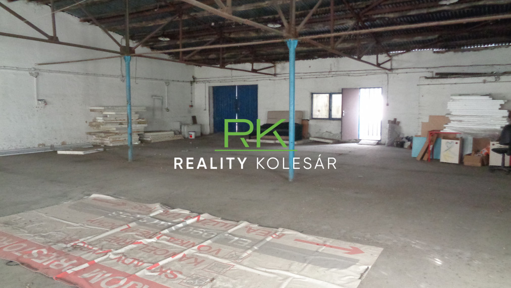 Reality Kolesár prenájom skladový priestor vo výmere 238,03 m2 na Južnej triede