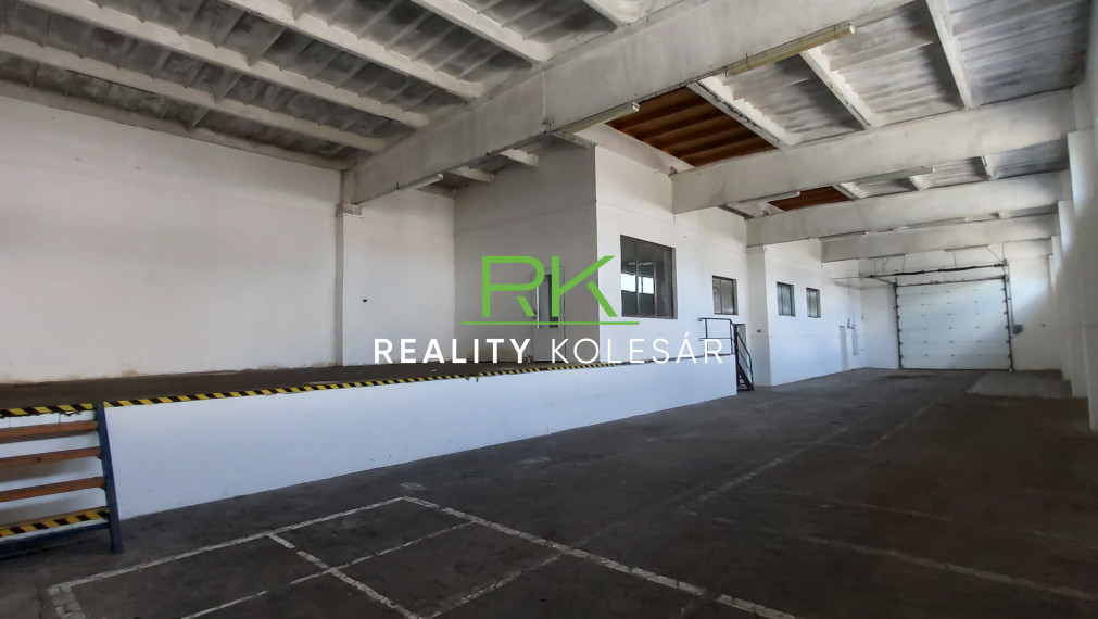 Reality Kolesár prenajíma skladový  priestor  360 m2 Južná trieda