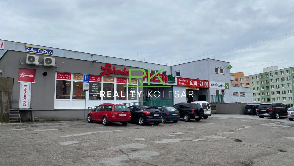 RealityKolesár prenajíma priestor 389 m2 v OC Torysa Jaltská Furča.