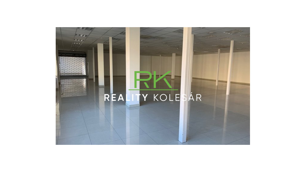 RealityKolesár prenajíma priestor 389 m2 v OC Torysa Jaltská Furča.