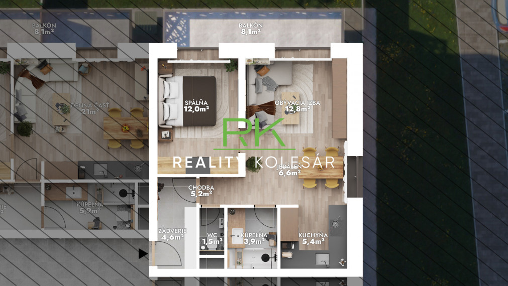 Kolesár reality predáva byty, Mokrance, Košice okolie