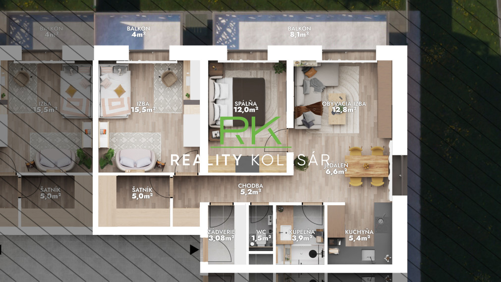 Kolesár reality predáva byty, Mokrance, Košice okolie