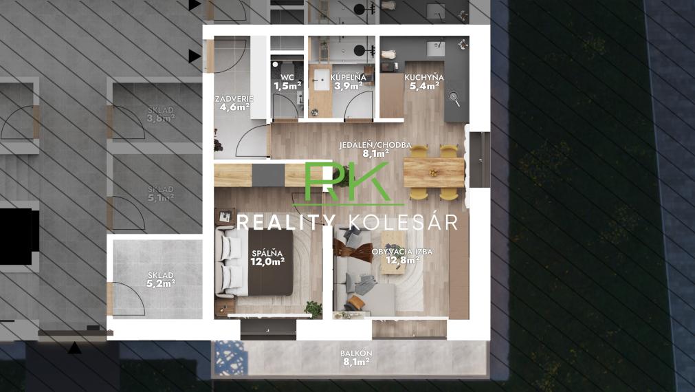 Kolesár reality predáva byty, Mokrance, Košice okolie