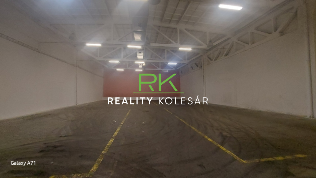 Reality Kolesár prenajíma sklad 632 m2, Jazero Košice IV