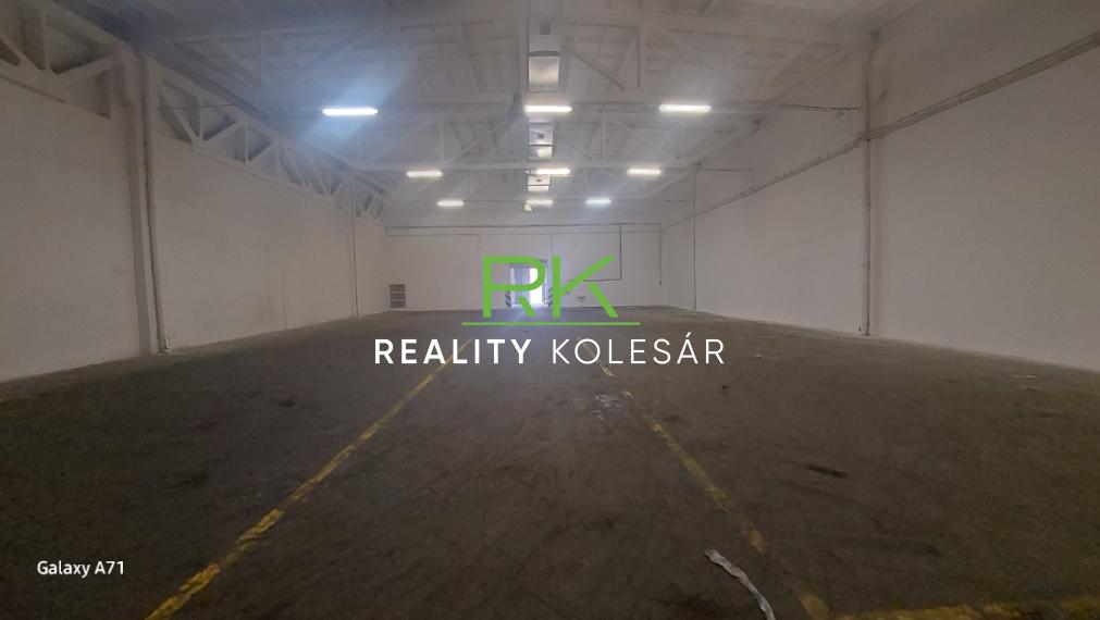 Reality Kolesár prenajíma sklad 632 m2, Jazero Košice IV