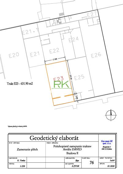 Reality Kolesár prenajíma sklad 632 m2, Jazero Košice IV