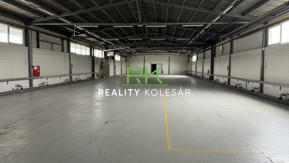 Reality Kolesár prenajíma skladové a výrobné priestory Južná trieda
