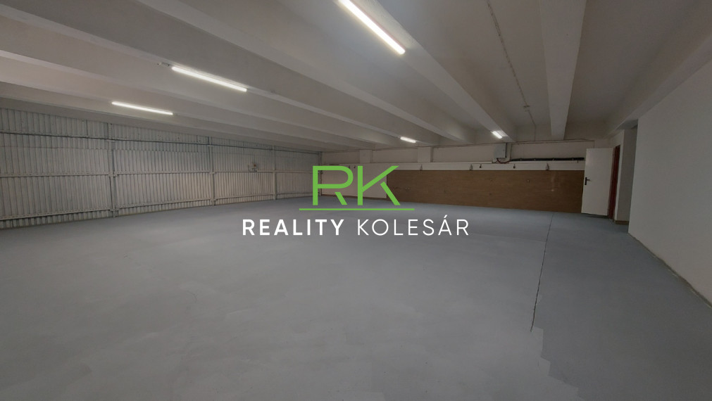 RealityKolesár prenajíma sklad 277 m2 Jazerná JUH KE IV.