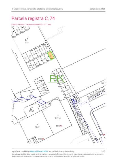 RealityKolesár predáva garáž Jesenná centrum Košice