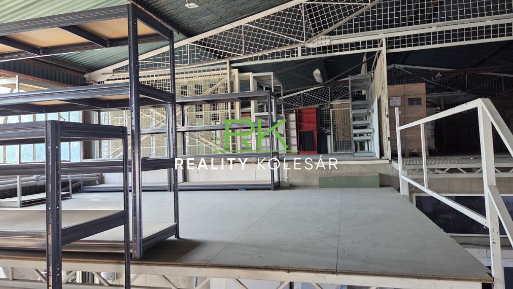 RealityKolesár prenajíma sklad 393 m2 kancelárie 130 m2 Textilná Jazero Košice IV.
