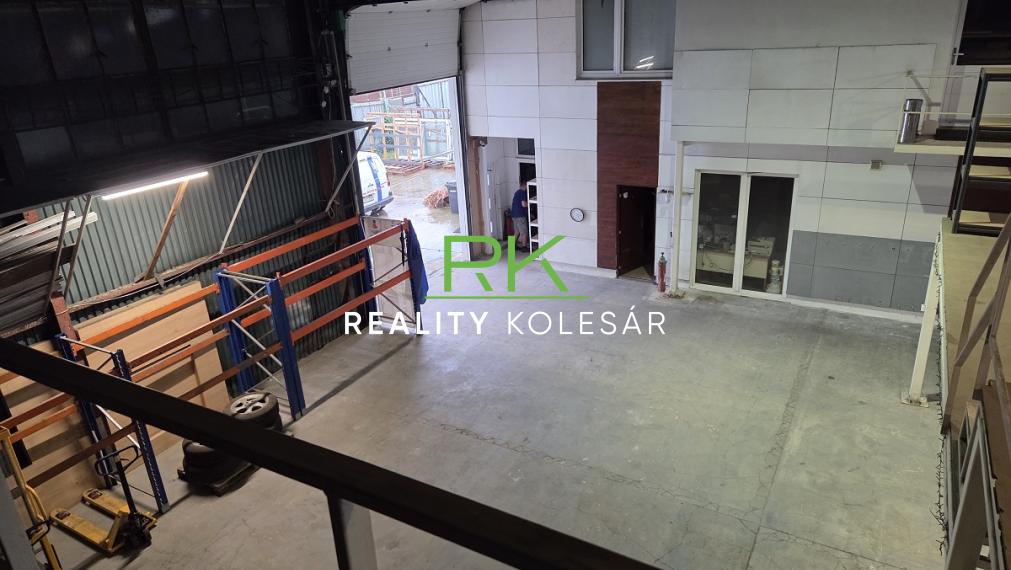 RealityKolesár prenajíma sklad 393 m2 kancelárie 130 m2 Textilná Jazero Košice IV.