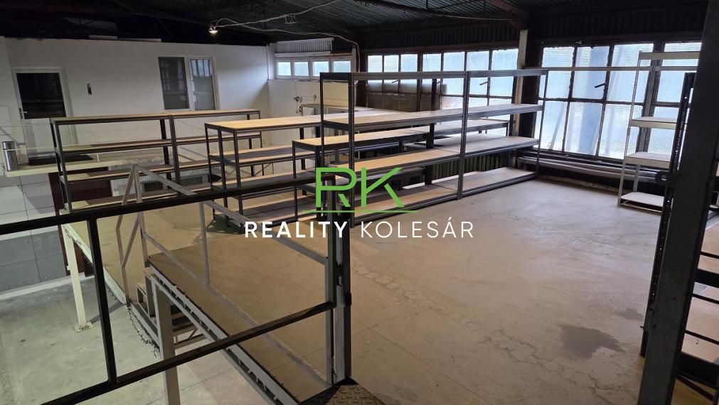 RealityKolesár prenajíma sklad 393 m2 kancelárie 130 m2 Textilná Jazero Košice IV.