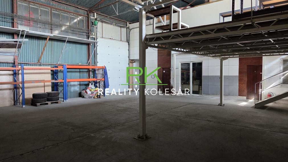 RealityKolesár prenajíma sklad 393 m2 kancelárie 130 m2 Textilná Jazero Košice IV.