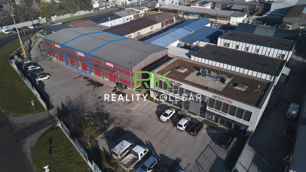 Reality Kolesár prenajíma SKLADOVÚ HALU Jarmočná v KE JUH