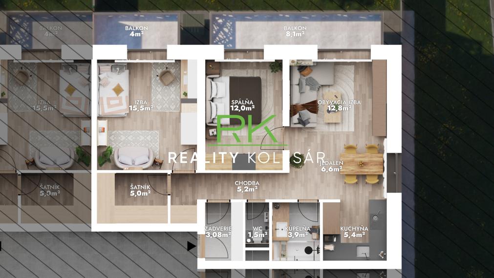 RealityKolesár predáva projekt, „ZELENÉ MOKRANCE“ Košice okolie