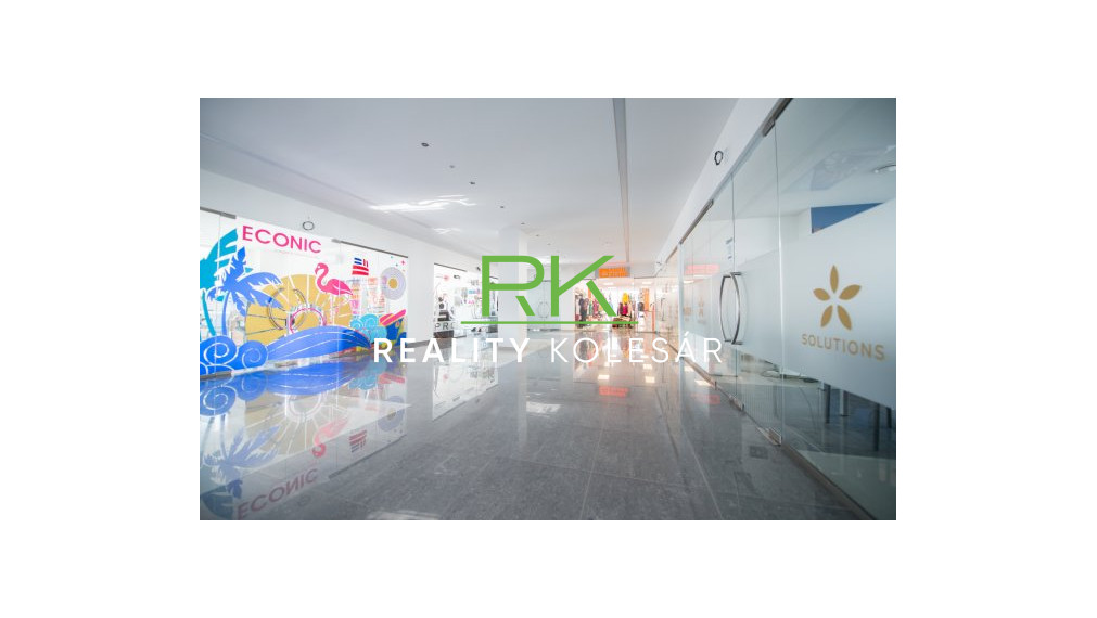 Reality Kolesár prenajíma priestor 36 m2 OC Gastrodom Mlynská KE centrum