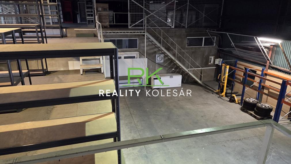 RealityKolesár prenajíma sklad 393 m2 kancelárie 130 m2 Textilná Jazero Košice IV.