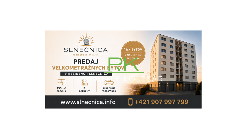 Na predaj 4 i byt 133 m2 Trebišov Čsl. armády