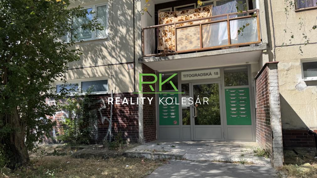 RealityKolesár predáva 2 izbový byt, Titogradská KVP, KE II. Západ