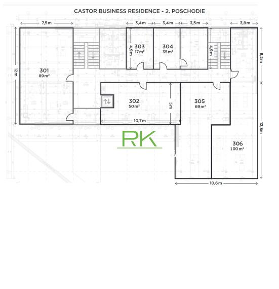 RealityKolesár prenajíma priestor 50m2 Dunajská pri SPP Košice IV JUH.