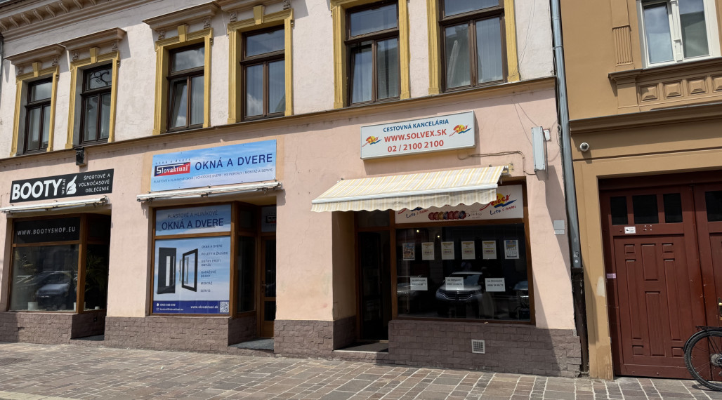 RealityKolesár prenajíma obchodný priestor 50 m2 Alžbetina centrum KE I.