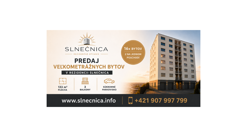 Na predaj 4 i byt 133 m2 Trebišov Čsl. armády